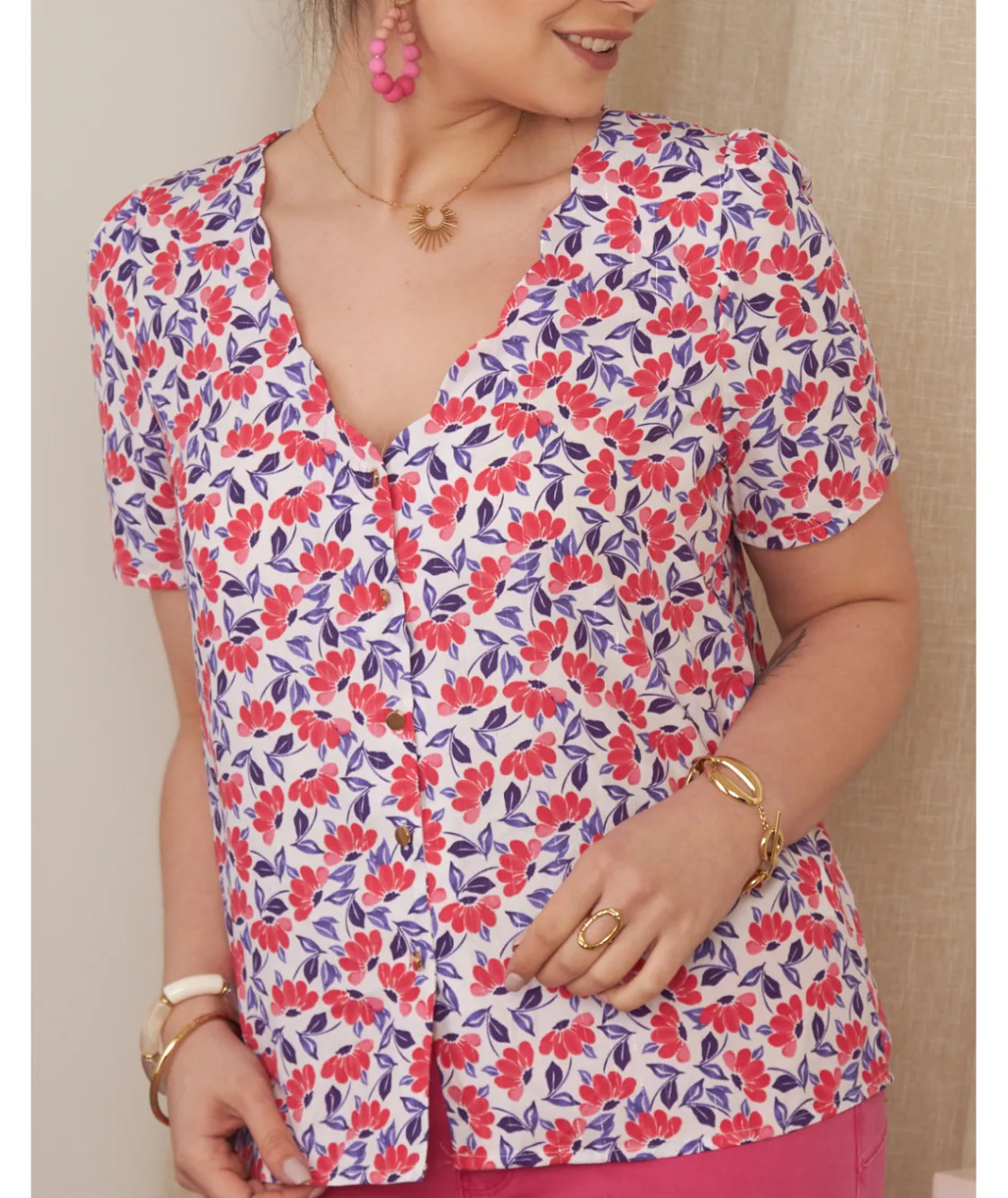 La boutique de Lilie BLOUSE CLAUDIE> Tops / Blouses