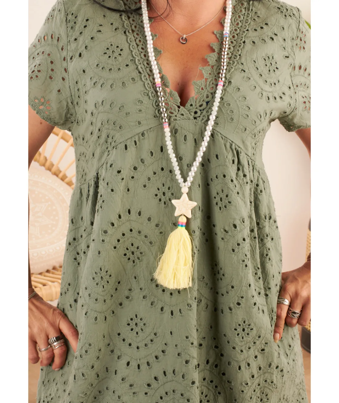 La boutique de Lilie COLLIER ETOILE> Bijoux