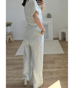 La boutique de Lilie COMBINAISON BLANCHE GAZE DE COTON> Combinaisons