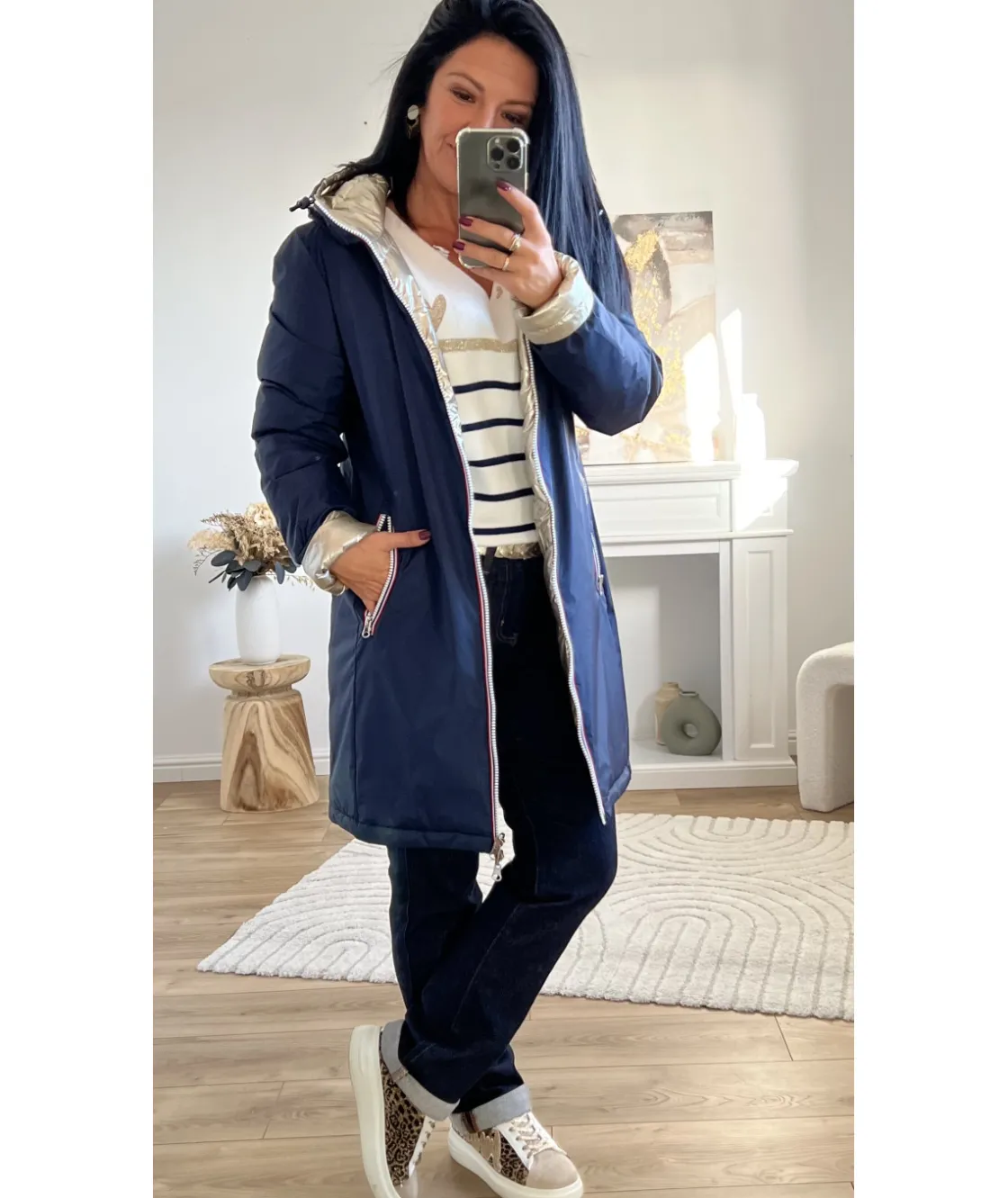 La boutique de Lilie DOUDOUNE REVERSIBLE YUNA> Manteaux|Doudounes