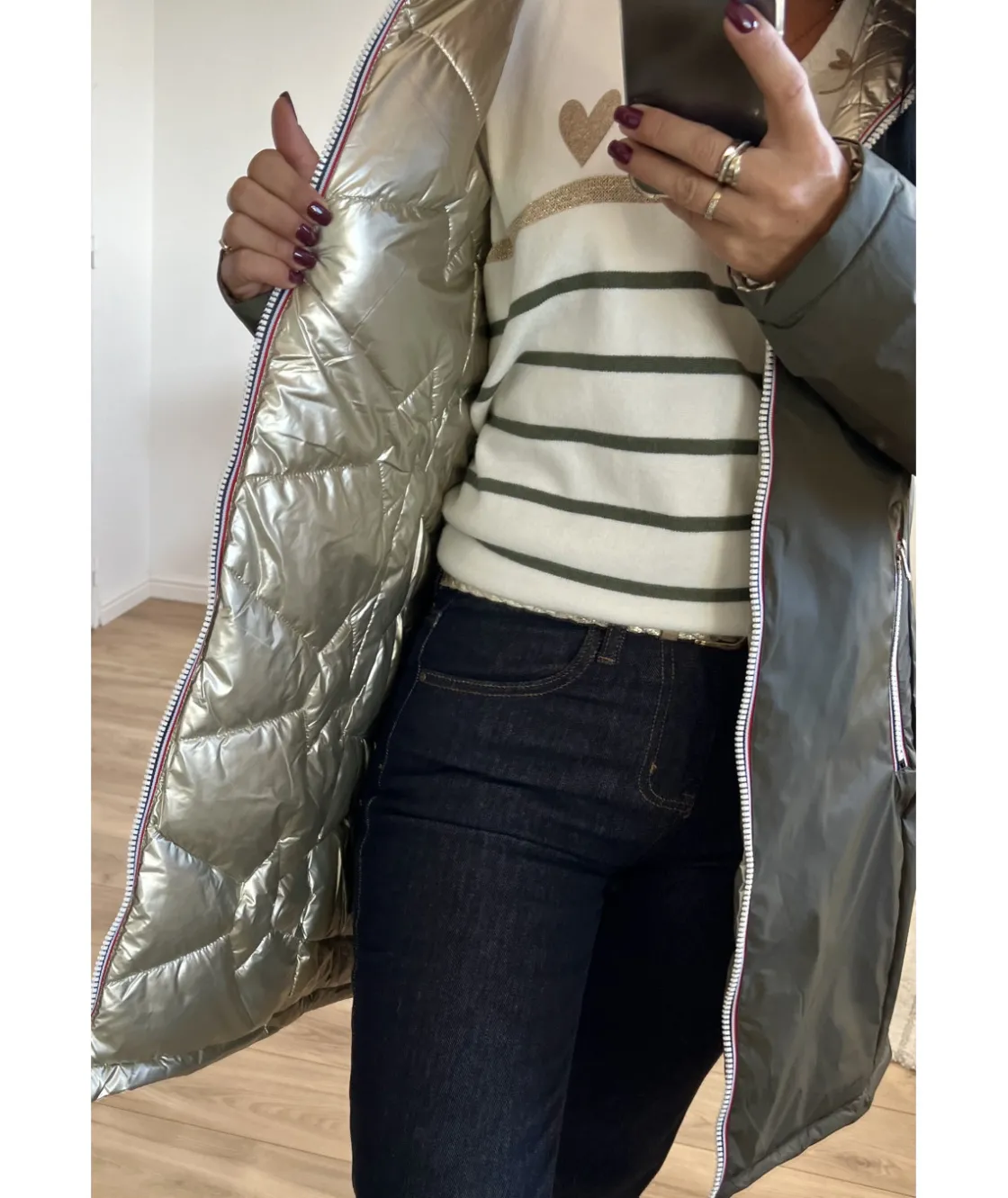 La boutique de Lilie DOUDOUNE REVERSIBLE YUNA> Manteaux|Doudounes