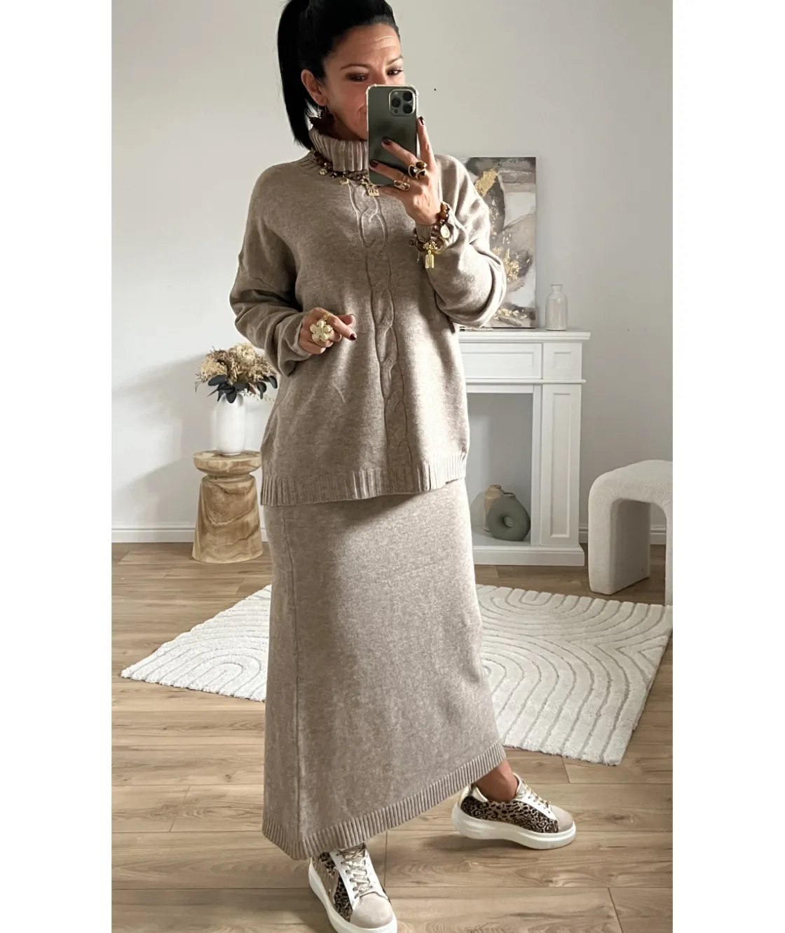 La boutique de Lilie ENSEMBLE JUPE PULL COLINE> Pulls / Gilets|Jupes / Shorts