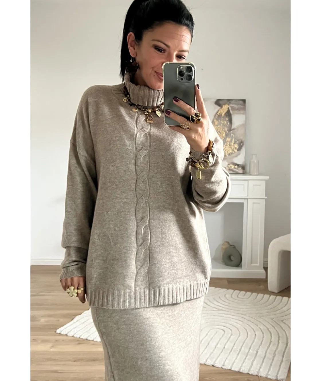 La boutique de Lilie ENSEMBLE JUPE PULL COLINE> Pulls / Gilets|Jupes / Shorts