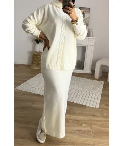 La boutique de Lilie ENSEMBLE JUPE PULL COLINE> Pulls / Gilets|Jupes / Shorts