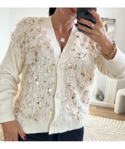 La boutique de Lilie GILET BERENICE> Pulls / Gilets
