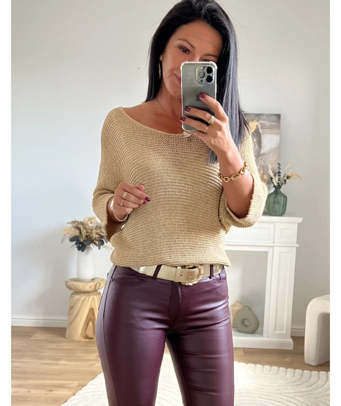 La boutique de Lilie JEANS HUILE ROSALIE> Jeans / Pantalons