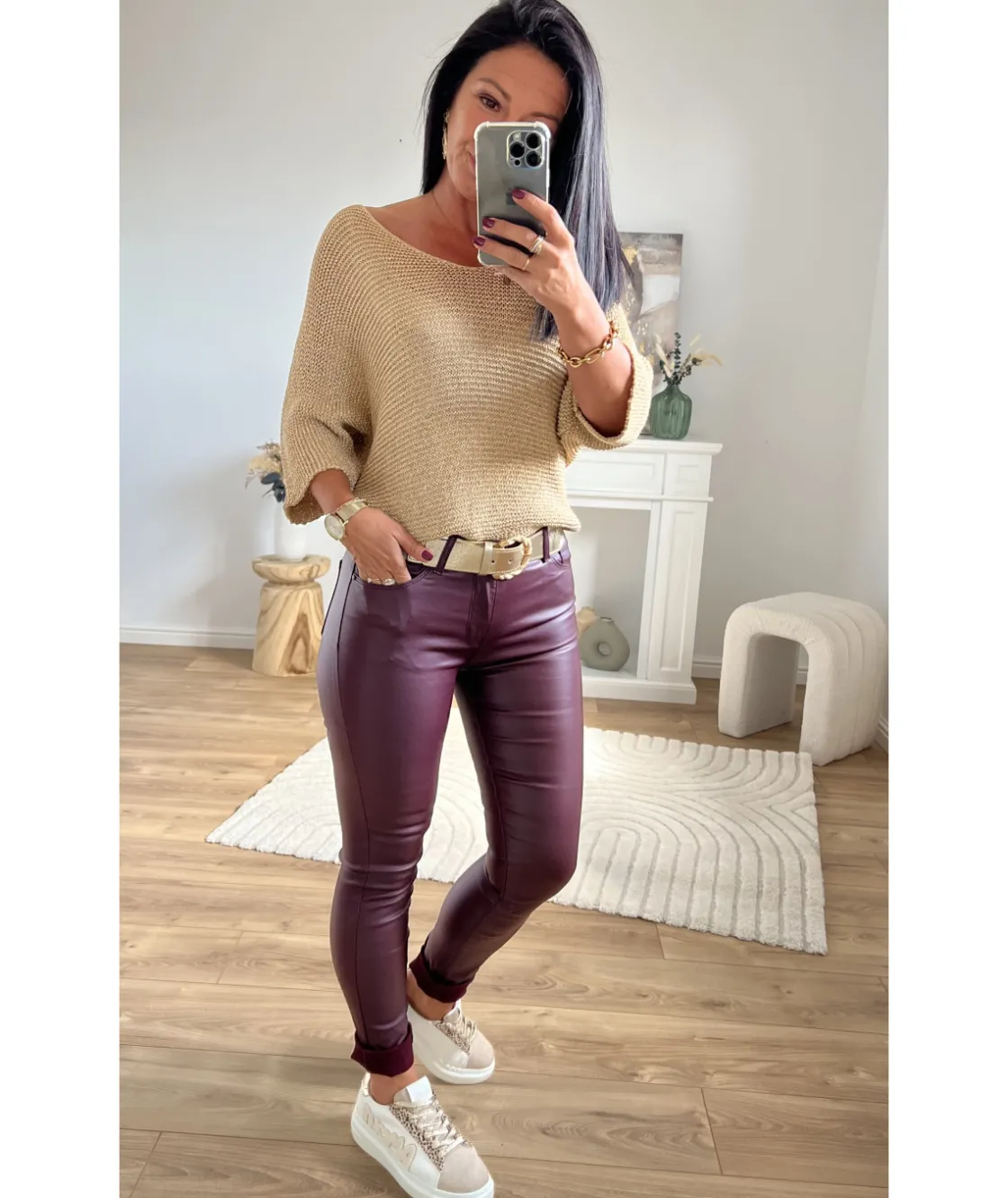La boutique de Lilie JEANS HUILE ROSALIE> Jeans / Pantalons