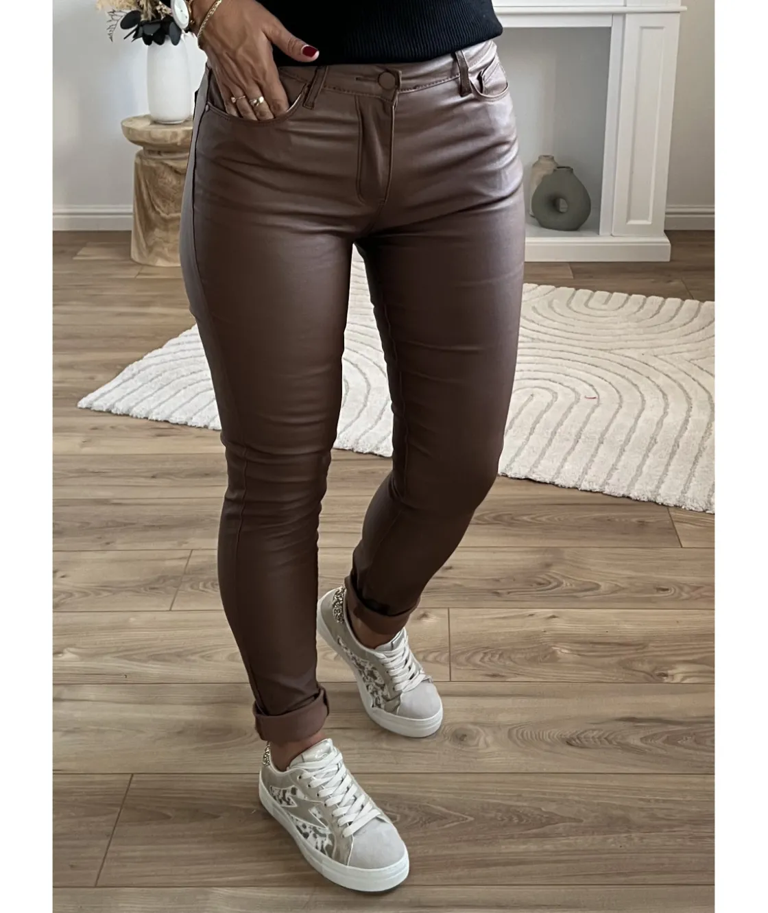 La boutique de Lilie JEANS HUILE ROSALIE> Jeans / Pantalons