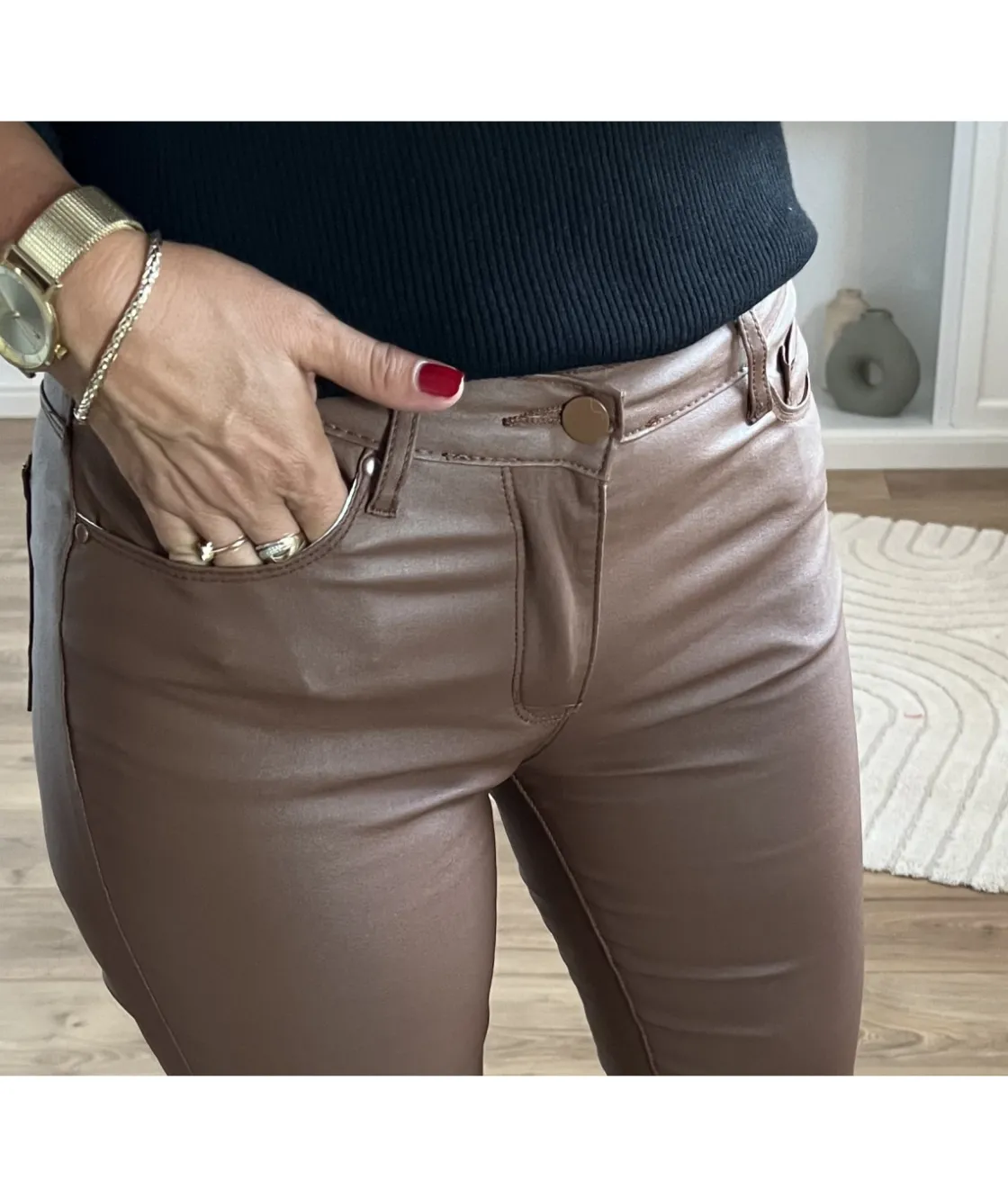 La boutique de Lilie JEANS HUILE ROSALIE> Jeans / Pantalons