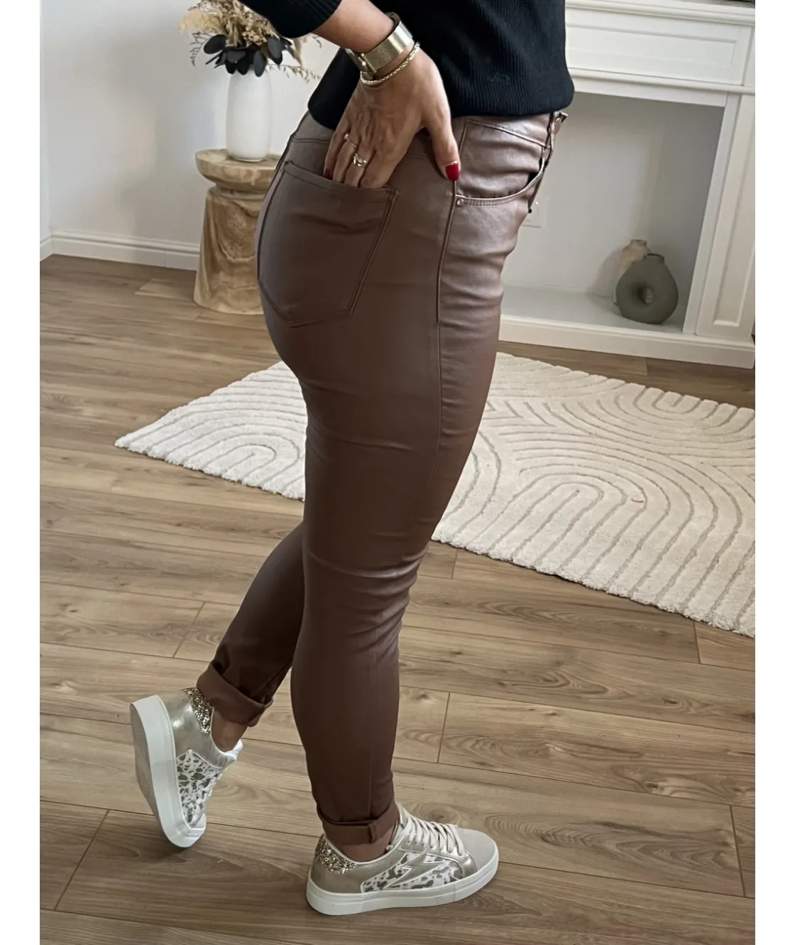 La boutique de Lilie JEANS HUILE ROSALIE> Jeans / Pantalons