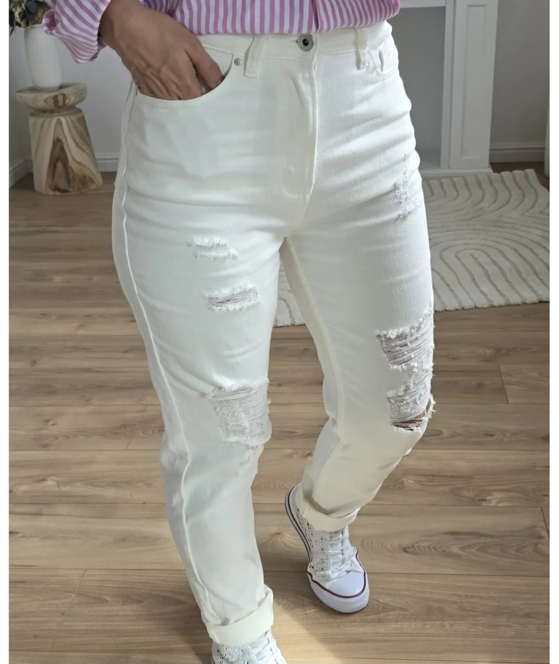 La boutique de Lilie JEANS LAMINE> Jeans / Pantalons