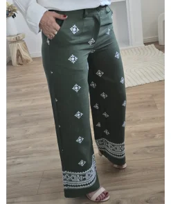 La boutique de Lilie PANTALON CLAIRE EN LIN> Jeans / Pantalons