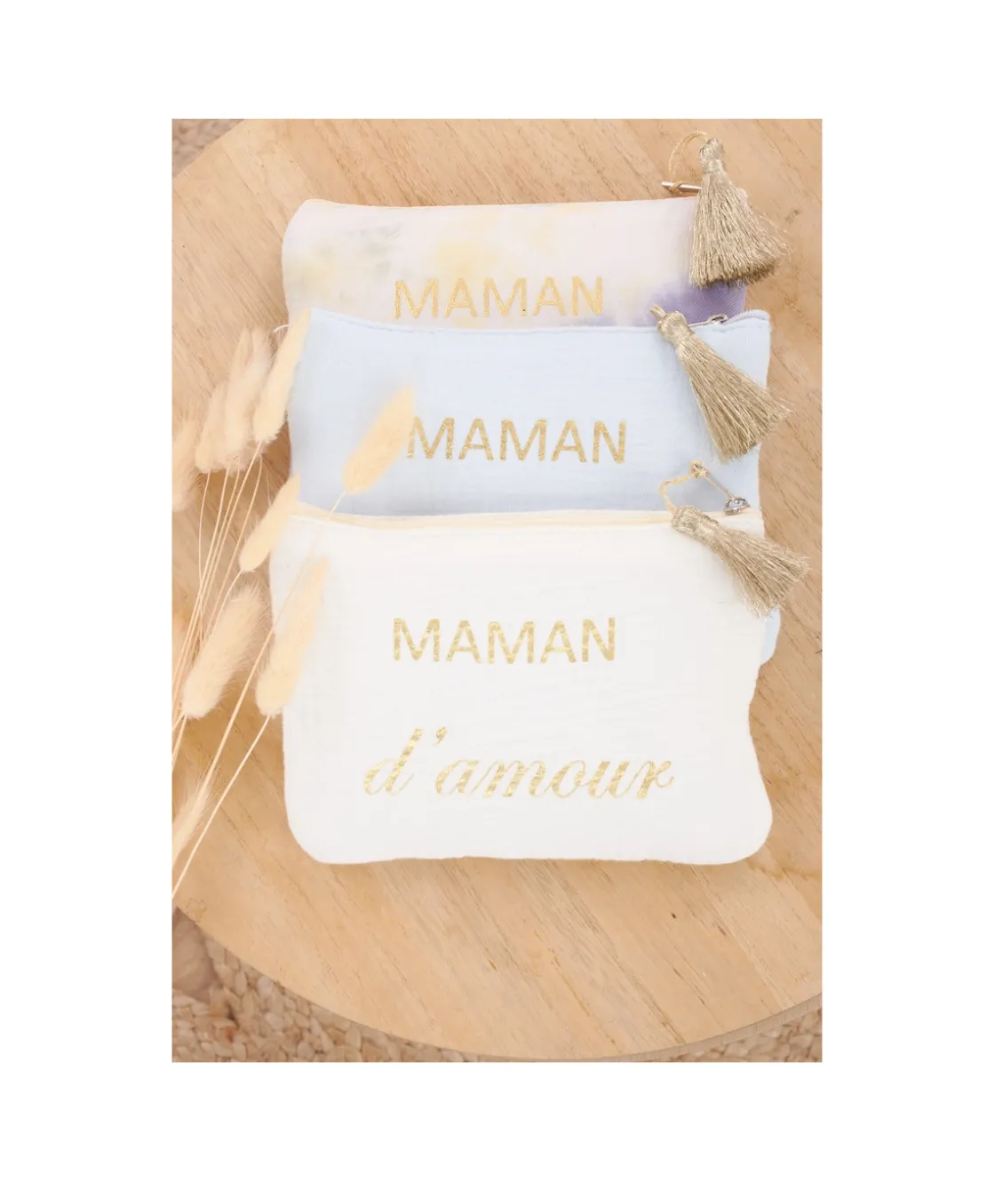 La boutique de Lilie POCHETTE MAMAN D AMOUR> Sacs / Idées Cadeaux