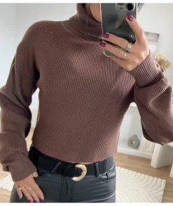 La boutique de Lilie SOUS PULL DEBORAH CROP TOP> Pulls / Gilets