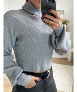 La boutique de Lilie SOUS PULL DEBORAH CROP TOP> Pulls / Gilets