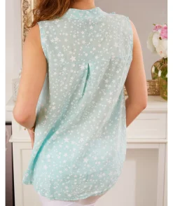 La boutique de Lilie BLOUSE JADY VERT D EAU> Tops / Blouses
