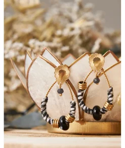 La boutique de Lilie BOUCLE D'OREILLE FABIOLA> Bijoux