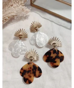 La boutique de Lilie BOUCLES D'OREILLES JEANNE> Bijoux