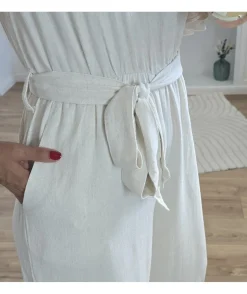 La boutique de Lilie COMBINAISON FABIOLA EN LIN> Combinaisons