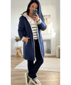 La boutique de Lilie DOUDOUNE REVERSIBLE YUNA> Manteaux|Doudounes