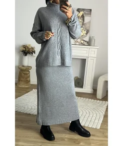 La boutique de Lilie ENSEMBLE JUPE PULL COLINE> Pulls / Gilets|Jupes / Shorts
