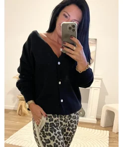 La boutique de Lilie GILET AGNES> Pulls / Gilets