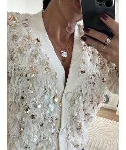La boutique de Lilie GILET BERENICE> Pulls / Gilets