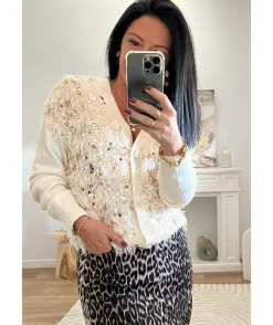 La boutique de Lilie GILET BERENICE> Pulls / Gilets