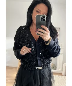 La boutique de Lilie GILET BERENICE> Pulls / Gilets