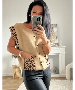 La boutique de Lilie GILET CAMELIANA> Pulls / Gilets