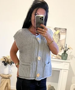 La boutique de Lilie GILET DAMIEN> Pulls / Gilets