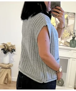 La boutique de Lilie GILET DAMIEN> Pulls / Gilets