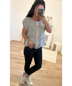 La boutique de Lilie GILET DAMIEN> Pulls / Gilets
