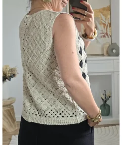 La boutique de Lilie GILET PETRA> Pulls / Gilets