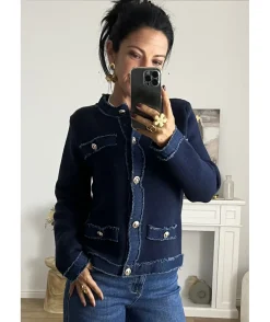 La boutique de Lilie GILET QINCY> Pulls / Gilets