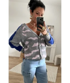 La boutique de Lilie GILET VANILLE> Pulls / Gilets