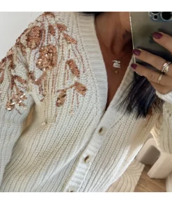 La boutique de Lilie GILET ZINEDINE> Pulls / Gilets