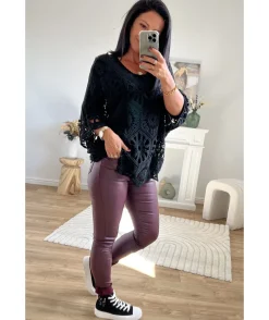 La boutique de Lilie JEANS HUILE ROSALIE> Jeans / Pantalons