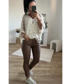 La boutique de Lilie JEANS HUILE ROSALIE> Jeans / Pantalons