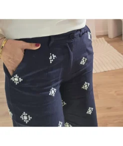 La boutique de Lilie PANTALON CLAIRE EN LIN> Jeans / Pantalons