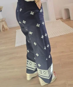 La boutique de Lilie PANTALON CLAIRE EN LIN> Jeans / Pantalons