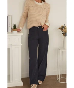 La boutique de Lilie PANTALON VELOUR LAURENZA -> Jeans / Pantalons