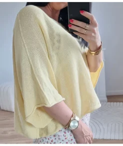 La boutique de Lilie PULL COURT ANNE-SOPHIE> Pulls / Gilets