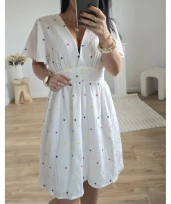 La boutique de Lilie ROBE LAURENCIA GAZE DE COTON> Robes