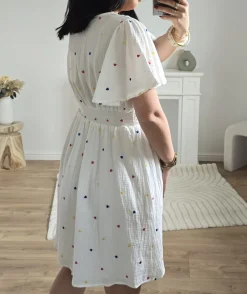 La boutique de Lilie ROBE LAURENCIA GAZE DE COTON> Robes