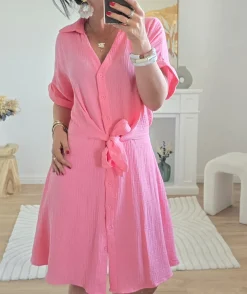La boutique de Lilie ROBE STEFFY GAZE DE COTON> Robes