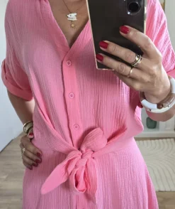 La boutique de Lilie ROBE STEFFY GAZE DE COTON> Robes