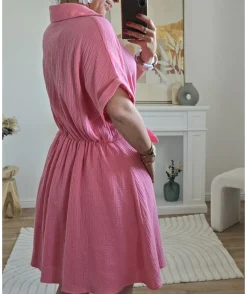 La boutique de Lilie ROBE STEFFY GAZE DE COTON> Robes