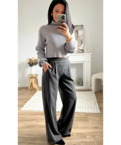 La boutique de Lilie SOUS PULL DEBORAH CROP TOP> Pulls / Gilets