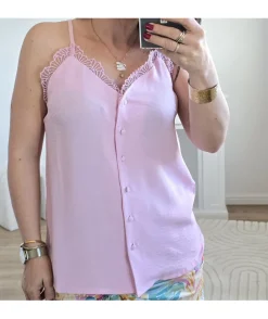 La boutique de Lilie TOP ROSY> Tops / Blouses